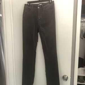 Loft Grey Slim Bootcut Corduroy Pants - NWT